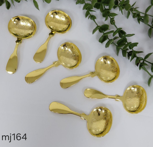 پیمانه چای و ادویه طلایی