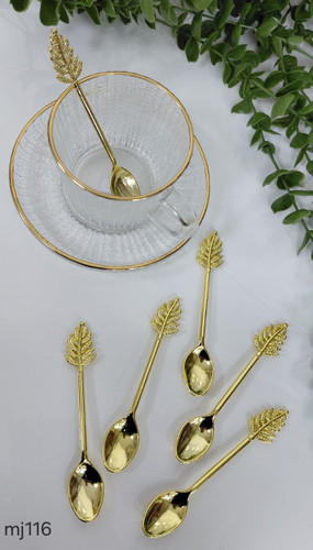 قاشق چایخوری طلایی با کیفیت عالی