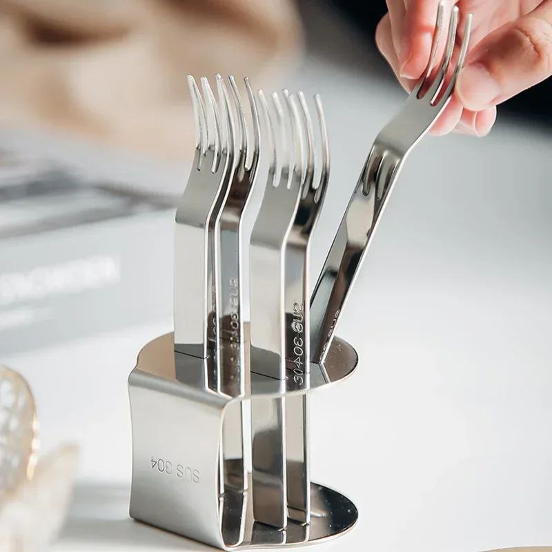 چنگال دسر خوری استنددار سیلور