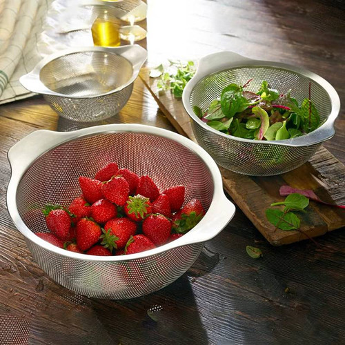 آبکش استیل دسته دار