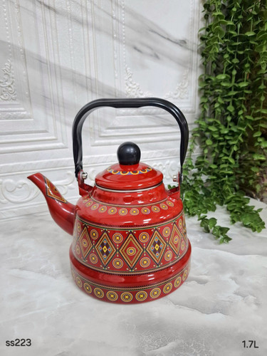 کتری لعابی مراکشی در ۲ سایز ، ۴ طرح ، ۴ رنگ